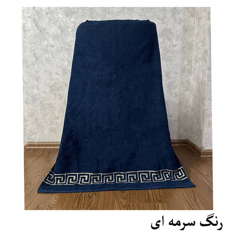 حوله حمام هنرمند مدل لوین سایز 165x100 سانتیمتر