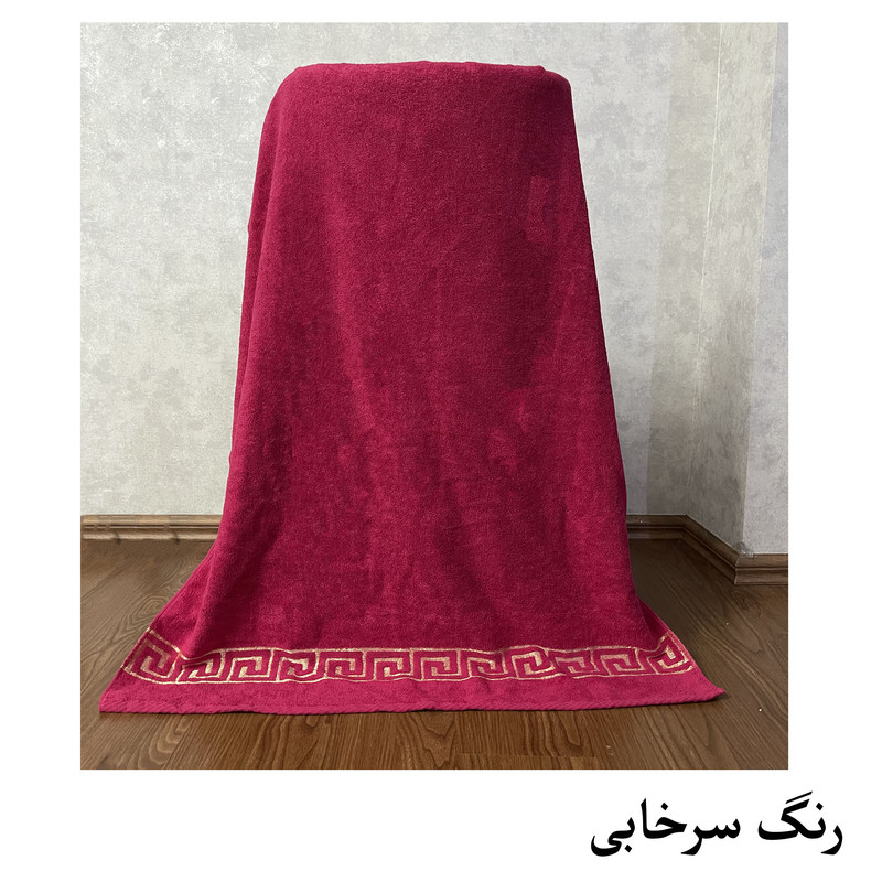 حوله حمام هنرمند مدل لوین سایز 165x100 سانتیمتر