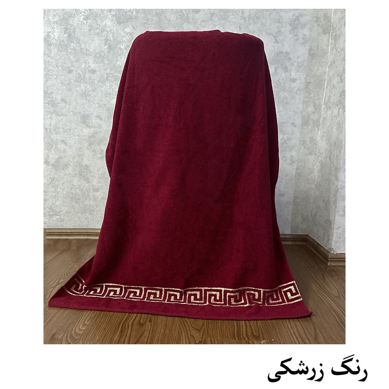 حوله حمام هنرمند مدل لوین سایز 165x100 سانتیمتر
