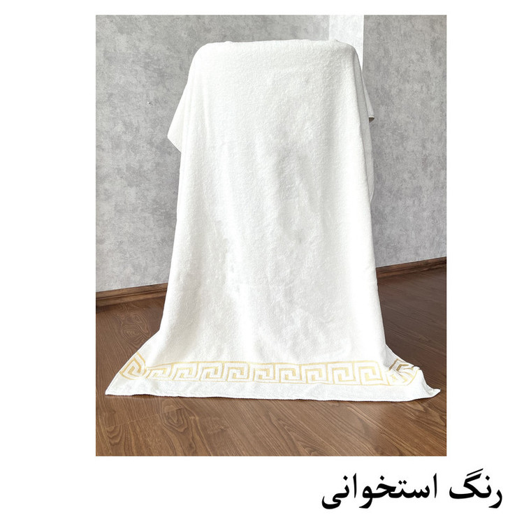 حوله حمام هنرمند مدل لوین سایز 165x100 سانتیمتر