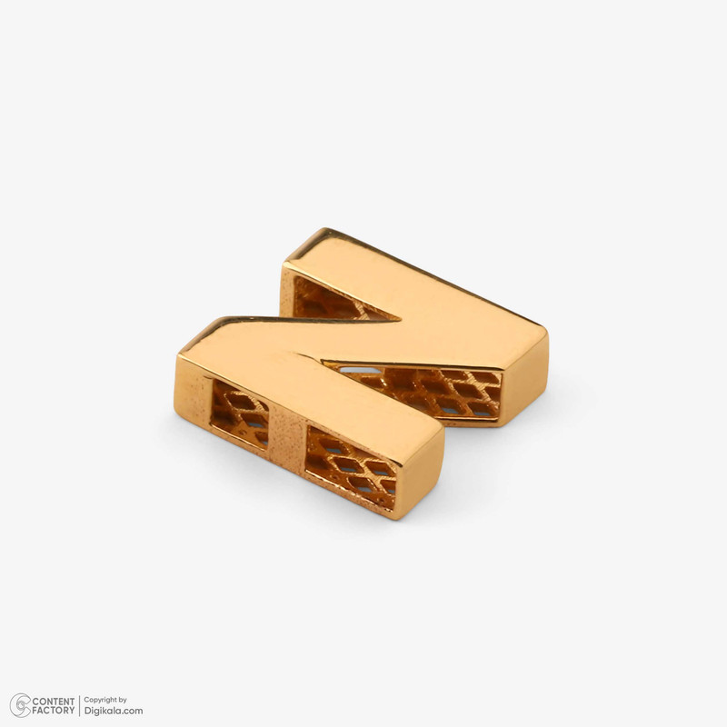 آویز گردنبند طلا 18 عیار زنانه مایا ماهک طرح حرف N کد MM2144