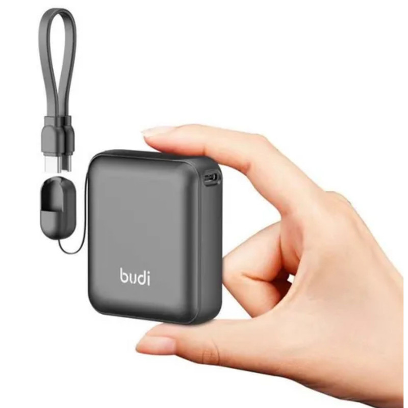 پاوربانک 22.5 وات بودی مدل PB092B ظرفیت 10000 میلیآمپرساعت به همراه کابل تبدیل USB-C