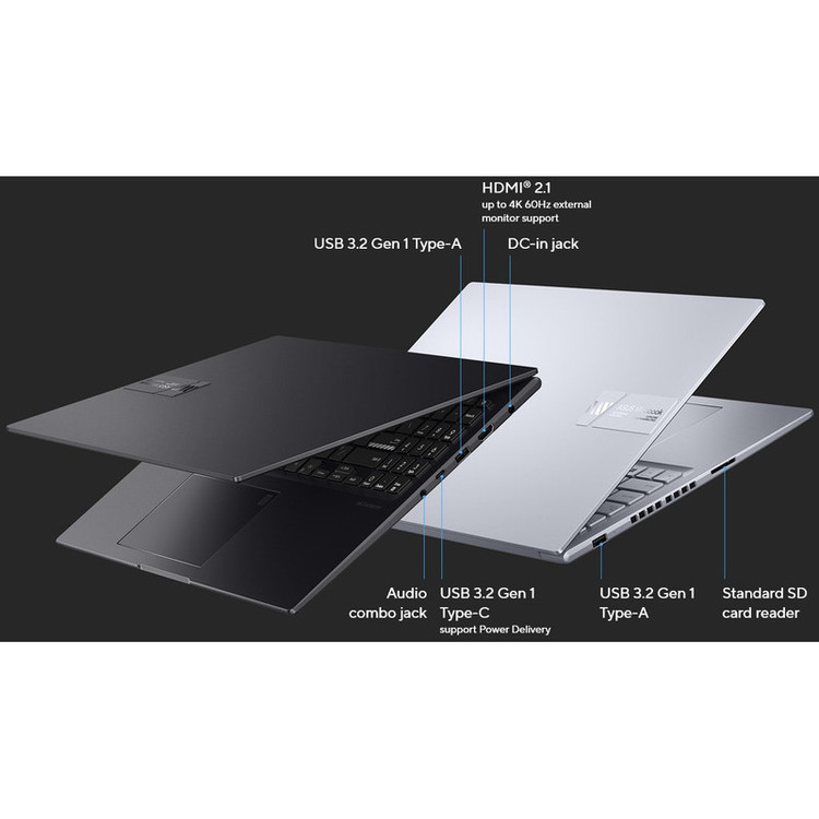 لپ تاپ 16 اینچی ایسوس مدل Vivobook 16X K3605VC-i5 13420H-RTX3050 4GB-16GB DDR4 3200MHz-512GB SSD-IPS 144Hz-Backlit به...