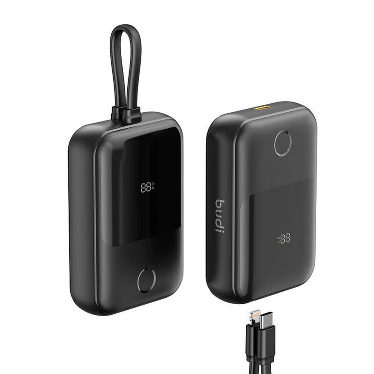 پاوربانک 20 وات بودی مدل PB086B ظرفیت 10000 میلی آمپرساعت به همراه کابل USB-C