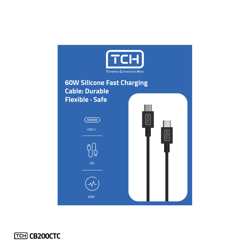 کابل USB-C تی سی اچ مدل CB200CTC طول 2 متر