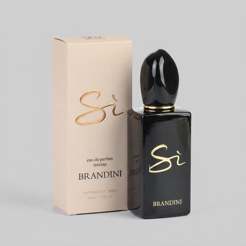 عطر جیبی زنانه برندینی مدل Si intense با رایحه گرم و شیرین حجم 33 میلیلیتر