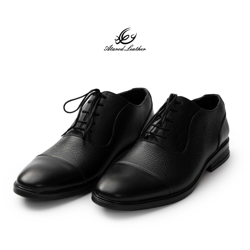 کفش رسمی مردانه چرم عطارد مدل چرم طبیعی کد SH363