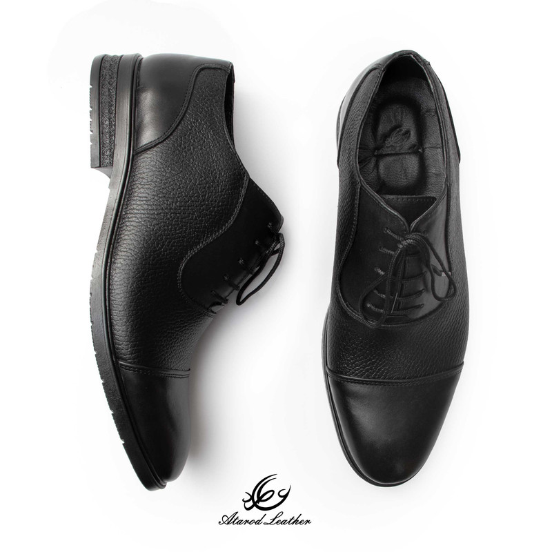 کفش رسمی مردانه چرم عطارد مدل چرم طبیعی کد SH363