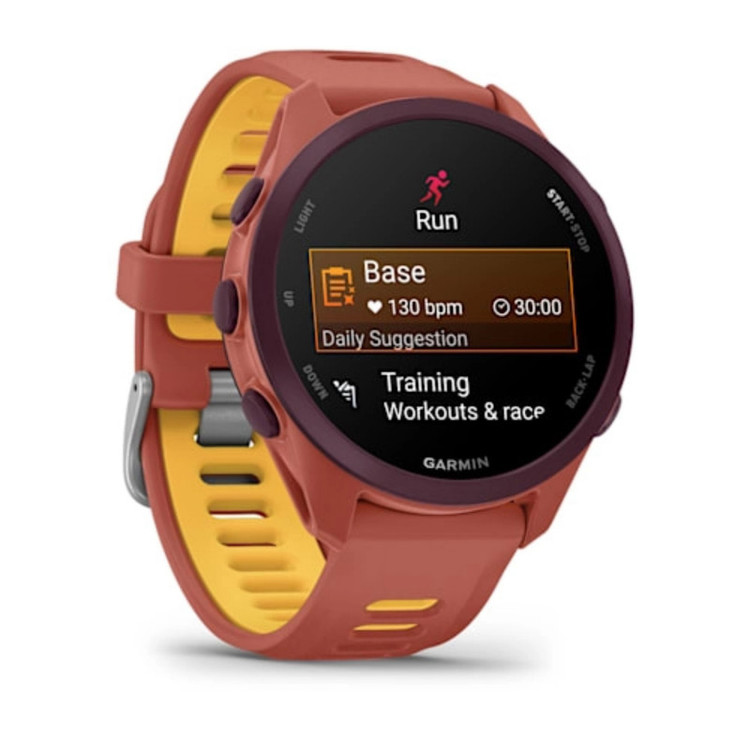 ساعت هوشمند 43 میلیمتری گارمین مدل Forerunner 170 Music با بند سیلیکونی
