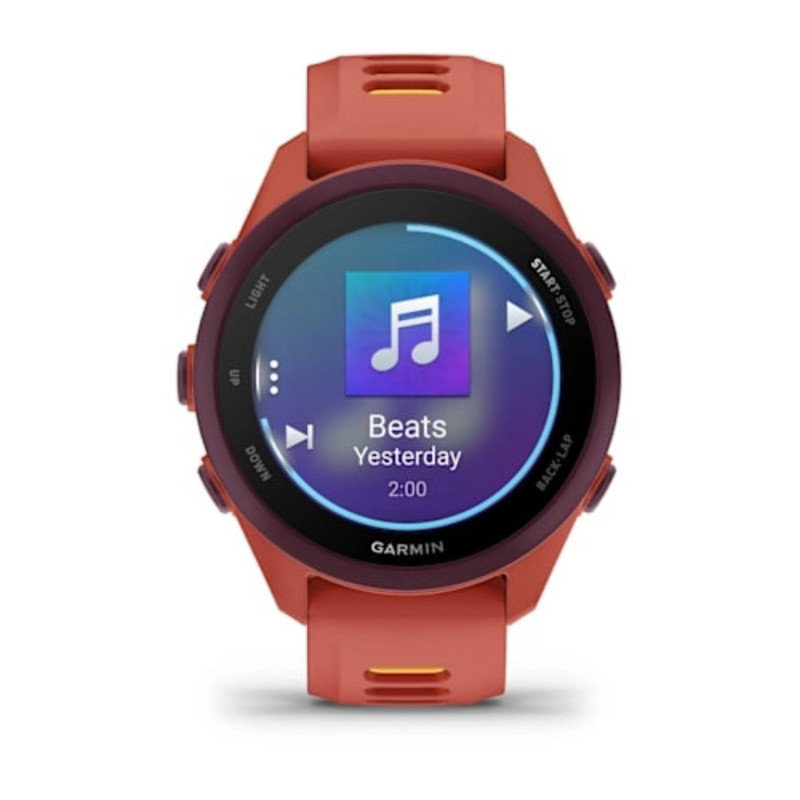 ساعت هوشمند 43 میلیمتری گارمین مدل Forerunner 170 Music با بند سیلیکونی