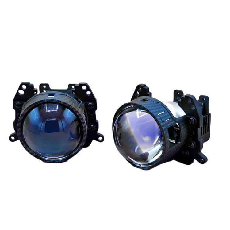 لنز چراغ خودرو دو حالته زیمر مدل L25-VK BI-LED پایه دوکنتاکت مجموعه دو عددی