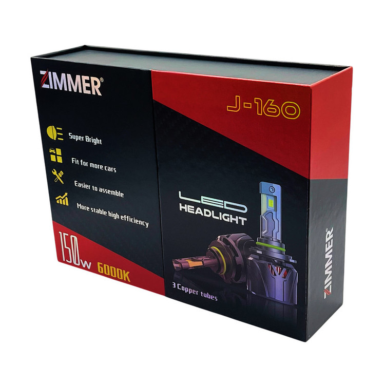 هدلایت لامپ خودرو زیمر مدل J-160 پایه H7 بسته دو عددی