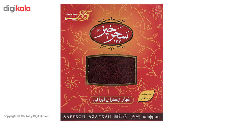 زعفران سرگل کادوئی سحرخیز مقدار 4.608 گرم