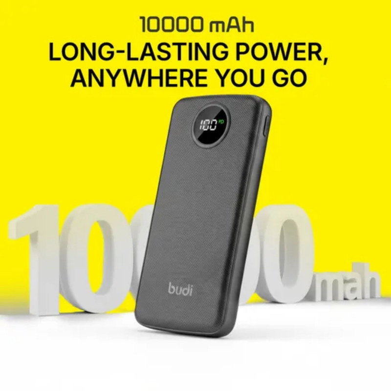 پاوربانک 22.5 وات بودی مدل PB820B1 ظرفیت 10000 میلیآمپرساعت