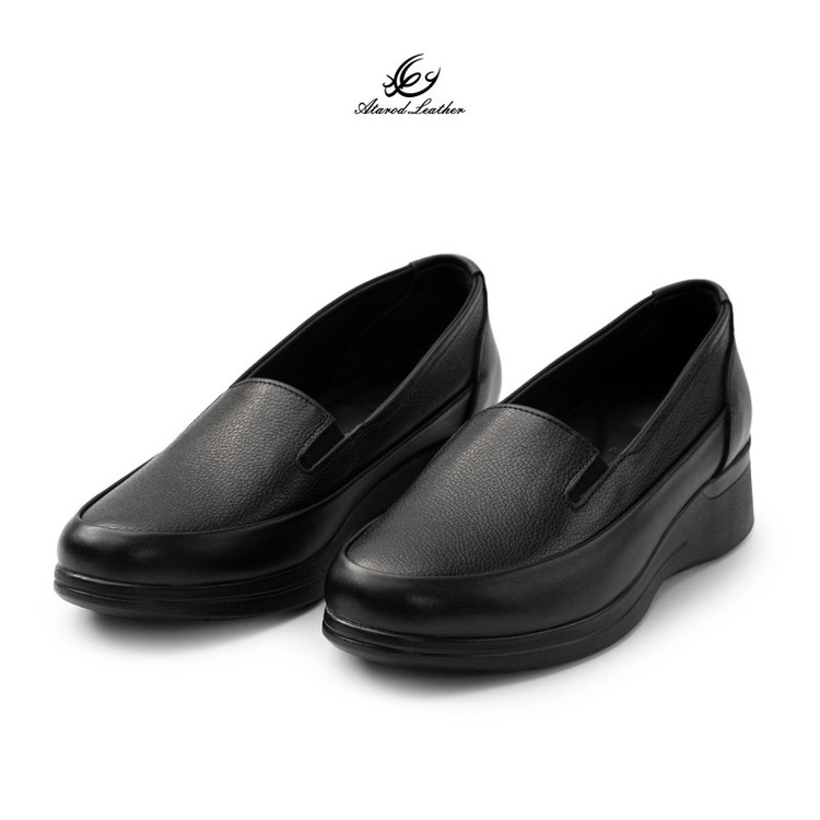 کفش طبی زنانه چرم عطارد مدل خار پاشنه چرم طبیعی کد SH373