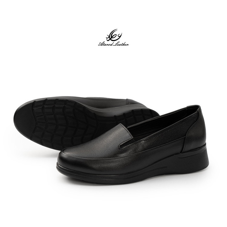 کفش طبی زنانه چرم عطارد مدل خار پاشنه چرم طبیعی کد SH373