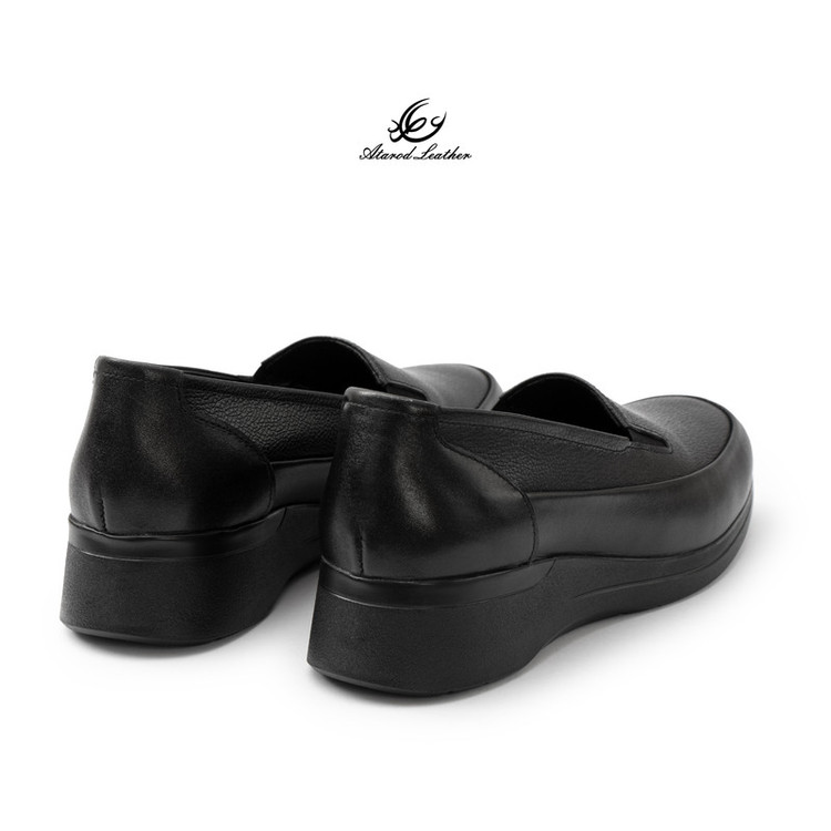 کفش طبی زنانه چرم عطارد مدل خار پاشنه چرم طبیعی کد SH373