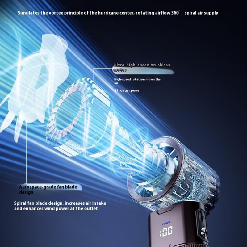 فن دمنده 8 وات مدل جت فن دستی کد MF120 مدل 1
