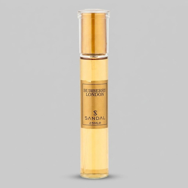 عطر جیبی زنانه صندل مدل BURBERRY LONDON با رایحه شیرین و گرم حجم 25 میلیلیتر