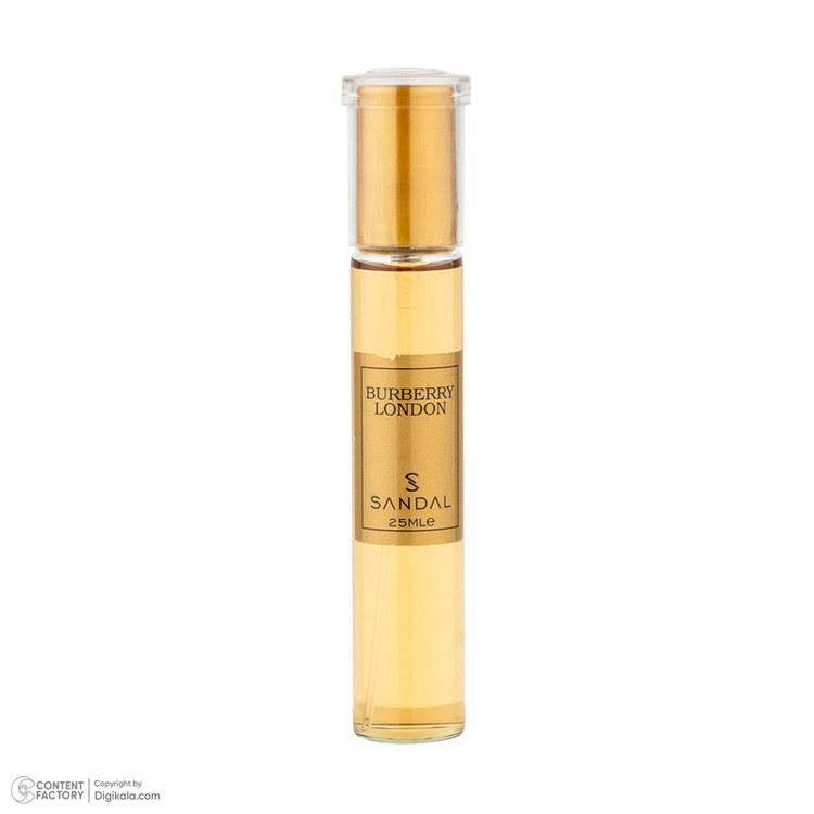 عطر جیبی زنانه صندل مدل BURBERRY LONDON با رایحه شیرین و گرم حجم 25 میلیلیتر