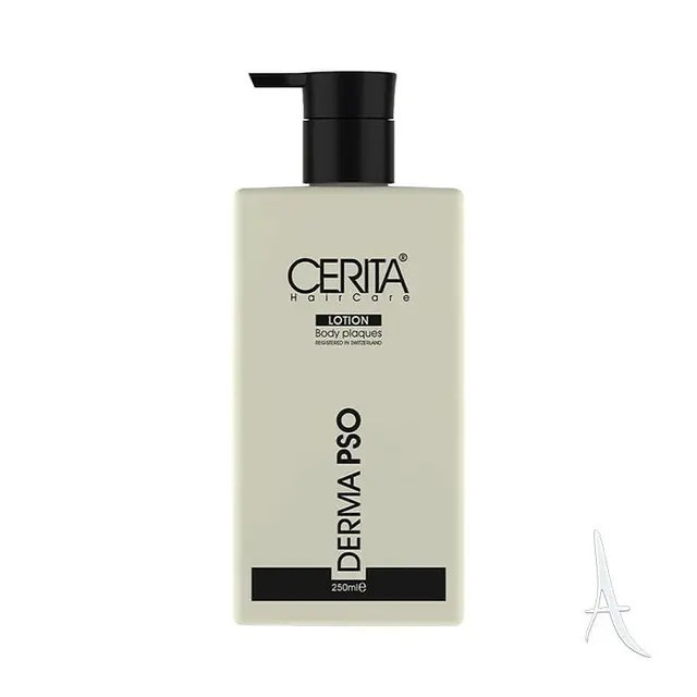 لوسیون بدن سریتا مدل Derma Pso حجم 250 میلیلیتر مناسب پوست خشک و حساس، جذب سریع، آبرسان 24 ساعته، ضد التهاب، ضد اگزما...