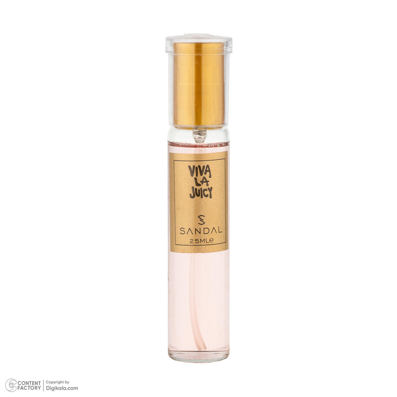 عطر جیبی زنانه صندل مدل VIVALA JUICY با رایحه شیرین و خنک حجم 25 میلیلیتر