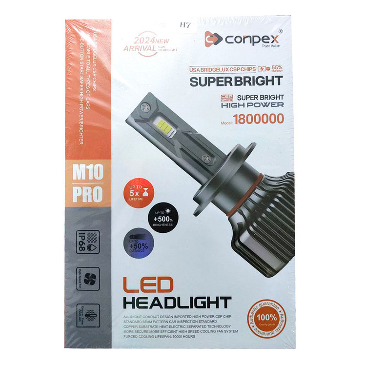 هدلایت خودرو کانپکس مدل M10 Pro پایه H7 بسته دو عددی