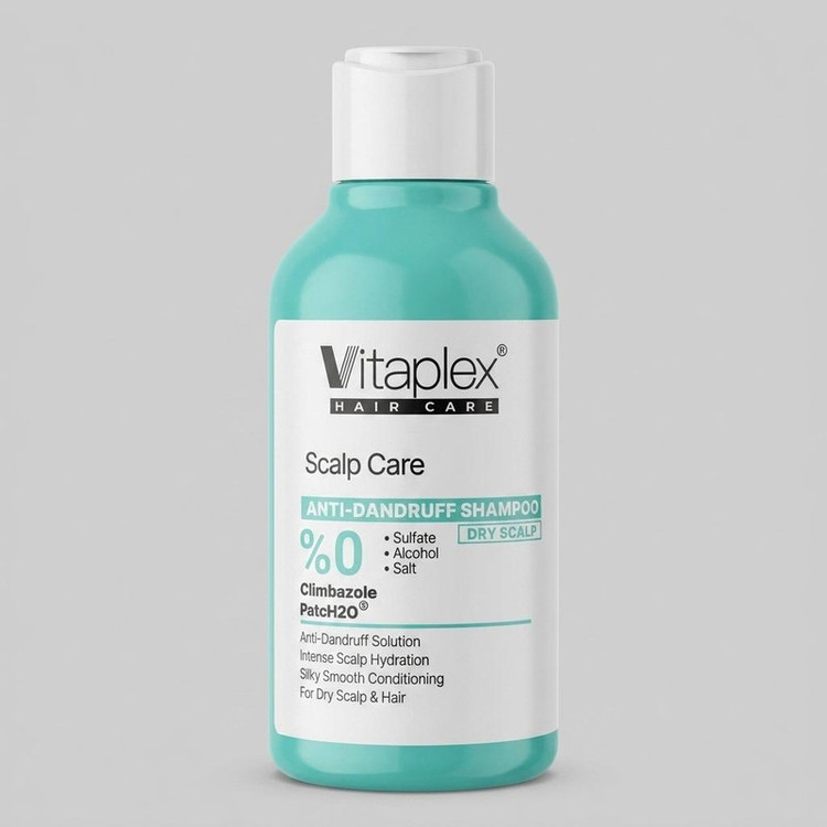 شامپو مو ضد شوره ویتاپلکس مدل Scalp Care مناسب موهای خشک، ضد خارش، تقویتکننده، محافظت کامل پوست سر، حجم 250 میلیلیتر