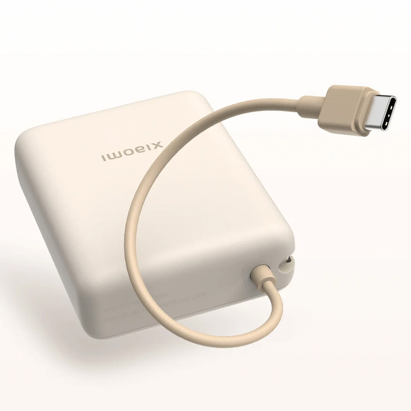 پاوربانک 33 وات شیائومی مدل PB1033MI ظرفیت 10000 میلیآمپرساعت به همراه کابل USB-C
