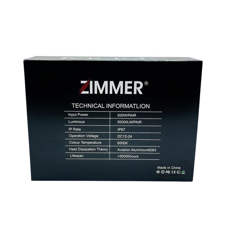 هدلایت لامپ خودرو زیمر مدل M300 پایه H7 بسته دو عددی