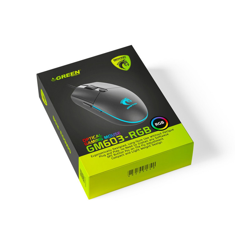 ماوس مخصوص بازی گرین مدل GM603-RGB