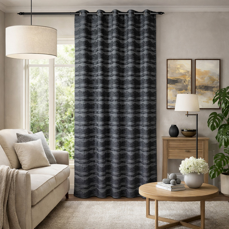 پرده پانچ مدل Double curtain سایز 280 140 سانتیمتر