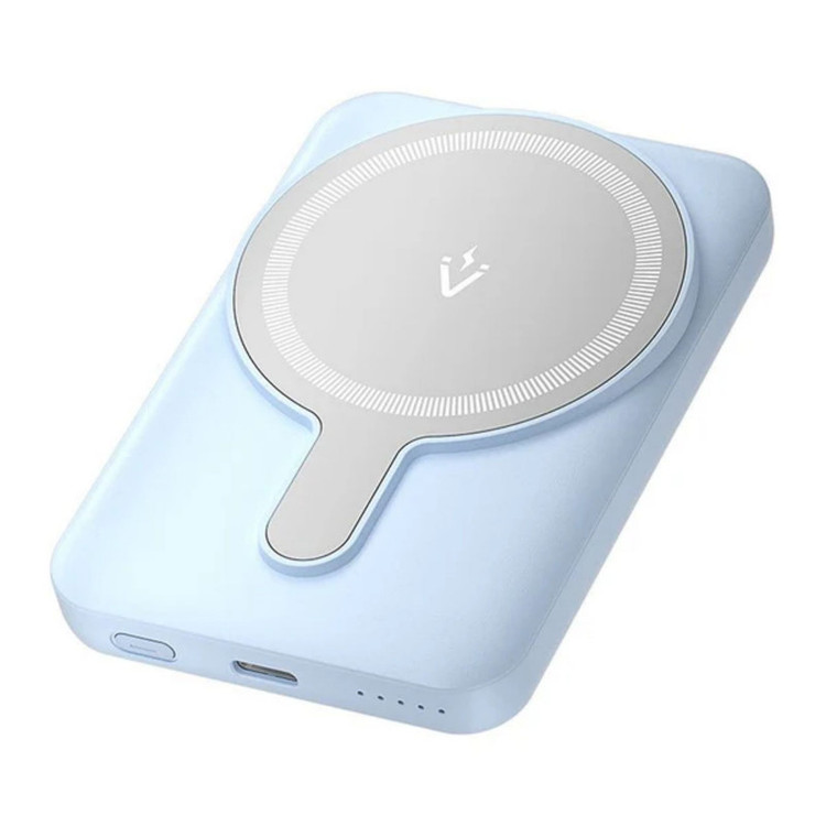 پاوربانک بیسیم 20 وات ونشن مدل FHSL0 ظرفیت 5000 میلیآمپرساعت به همراه کابل تبدیل USB-A به USB-C