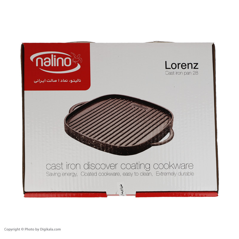 تابه گریل چدن نالینو مدل Lorenza سایز 28 مدل 1