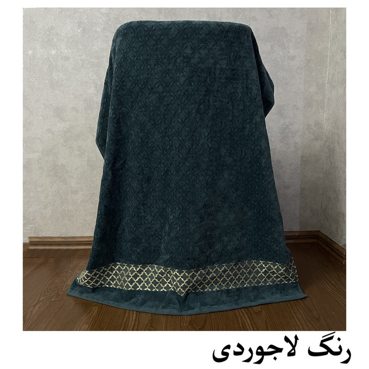 حوله حمام هنرمند مدل کریستال سایز 165x100 سانتی متر