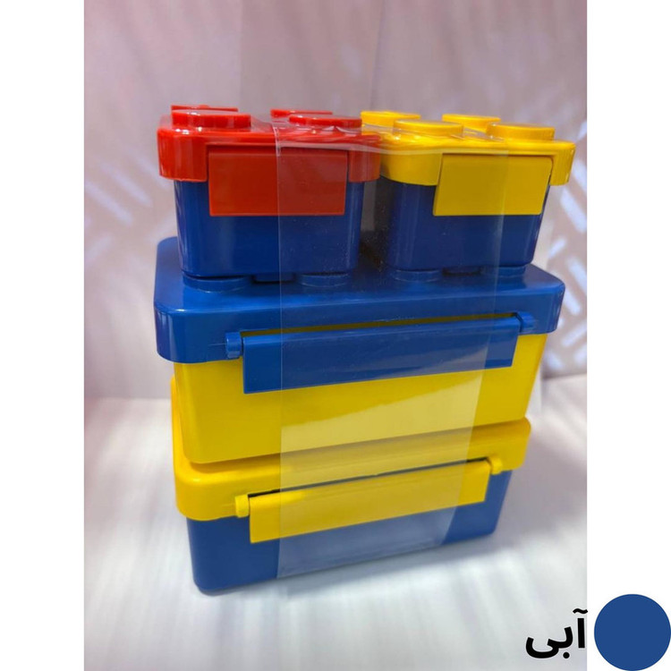 ظرف غذای کودک مدل 4 تکه پازل