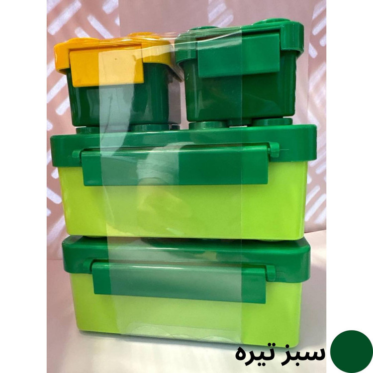 ظرف غذای کودک مدل 4 تکه پازل