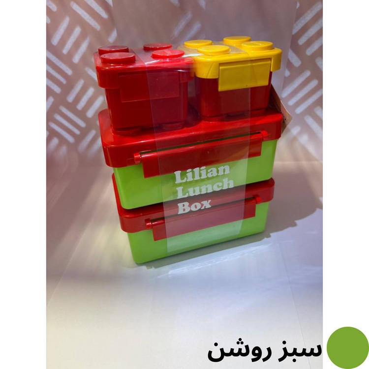 ظرف غذای کودک مدل 4 تکه پازل