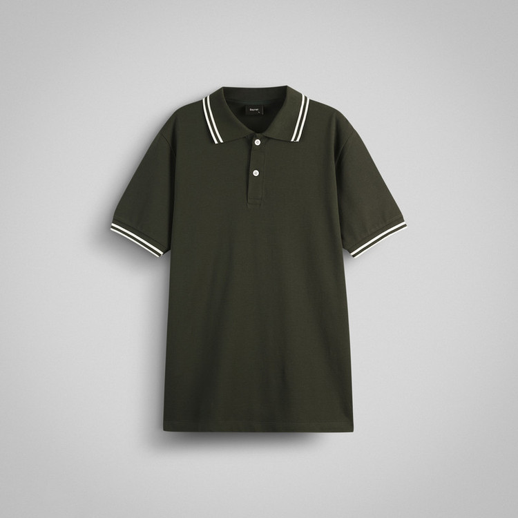 پولوشرت آستین کوتاه یقه برگردان مردانه باینت مدل 852-3