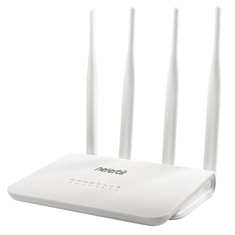 مودم 4G LTE نتربیت مدل NW-431F با پشتیبانی از استاندارد Wi-Fi 4، سرعت 300Mbps در باند 2.4GHz، چهار پورت LAN برای اتصا...