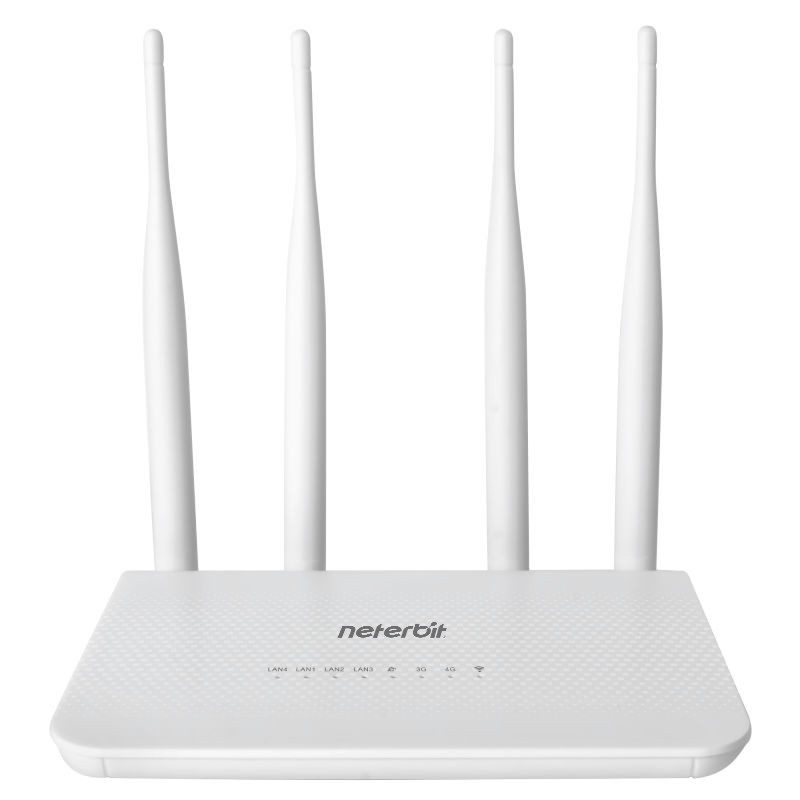 مودم 4G LTE نتربیت مدل NW-431F با پشتیبانی از استاندارد Wi-Fi 4، سرعت 300Mbps در باند 2.4GHz، چهار پورت LAN برای اتصا...