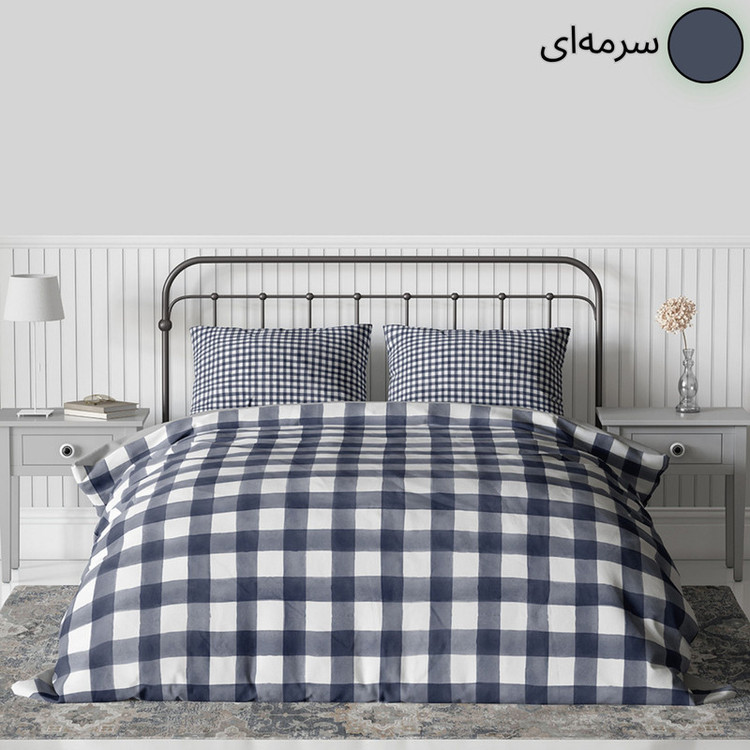 سرویس خواب 2 نفره 6 تکه مدل چهارخانه 030