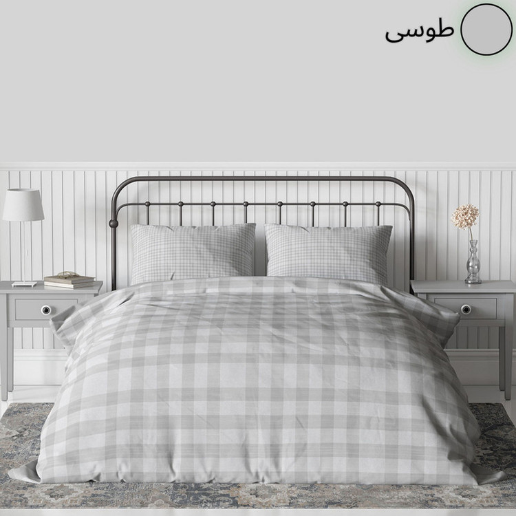 سرویس خواب 2 نفره 6 تکه مدل چهارخانه 030