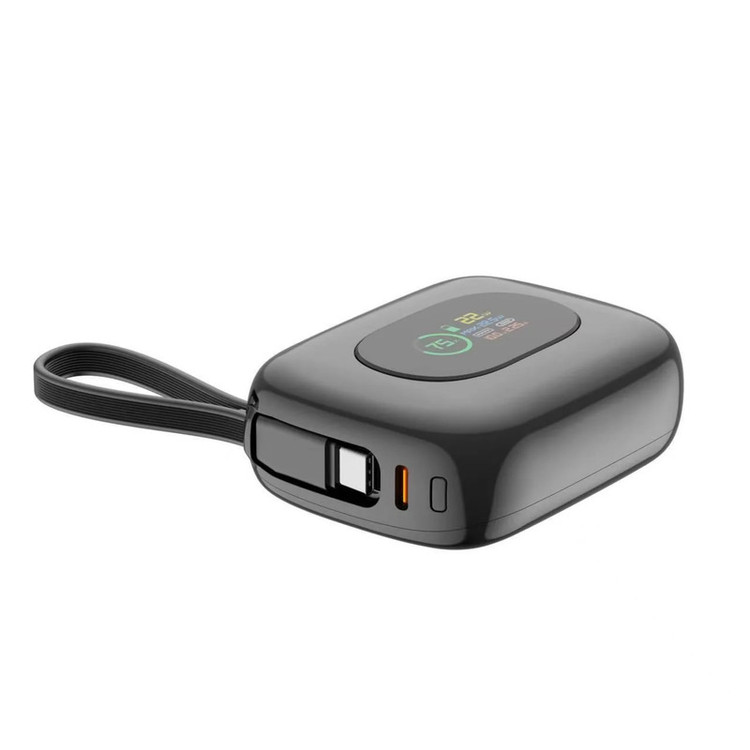 پاوربانک 22.5 وات بودی مدل PB823B ظرفیت 10000 میلیآمپرساعت به همراه 2 کابل USB-C و lightning