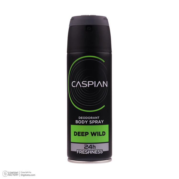 اسپری دئودورانت بدن مردانه کاسپین مدل DEEP WILD حجم 150 میلی لیتر