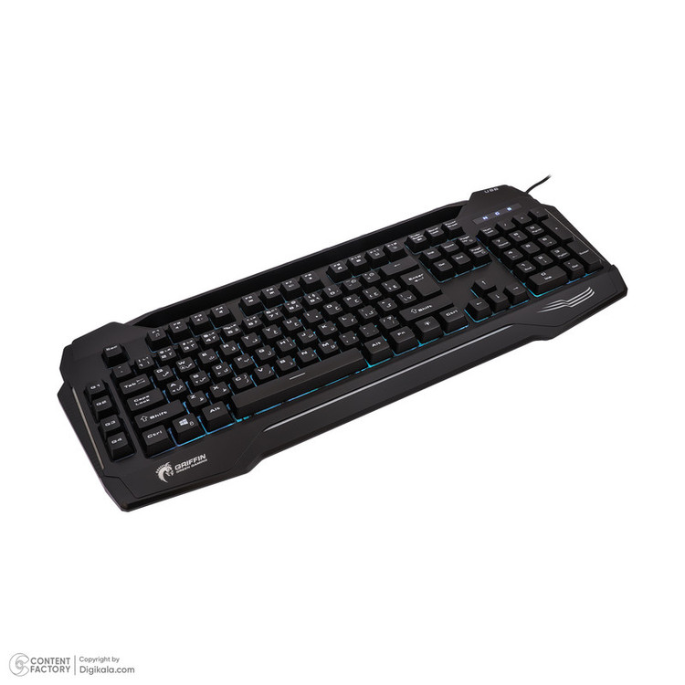 کیبورد گیمینگ گرین مدل GK702-RGB، Full-Size نورپردازی RGB