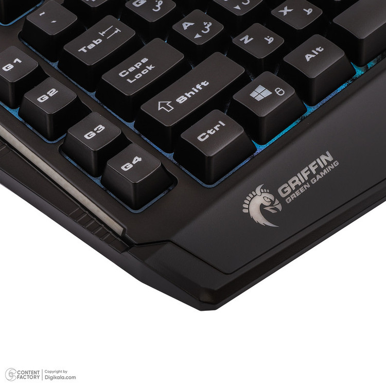 کیبورد گیمینگ گرین مدل GK702-RGB، Full-Size نورپردازی RGB