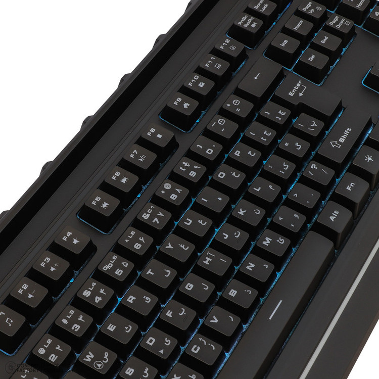کیبورد گیمینگ گرین مدل GK702-RGB، Full-Size نورپردازی RGB