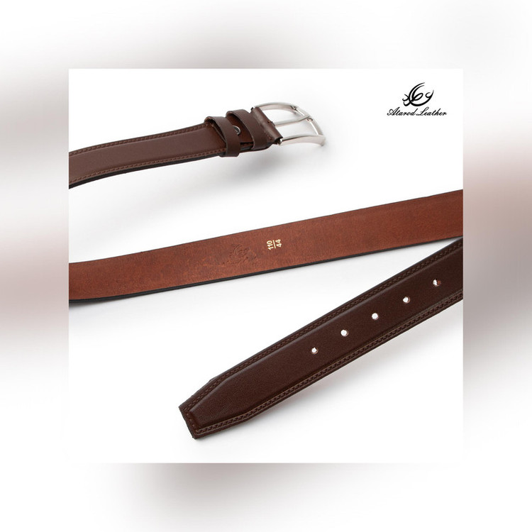 کمربند مردانه چرم عطارد مدل چرم طبیعی کد B72
