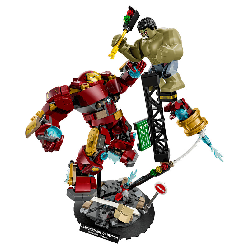 لگو 413 تکه سری Marvel مدل Epic Battle Hulkbuster vs. The Hulk کد 76343